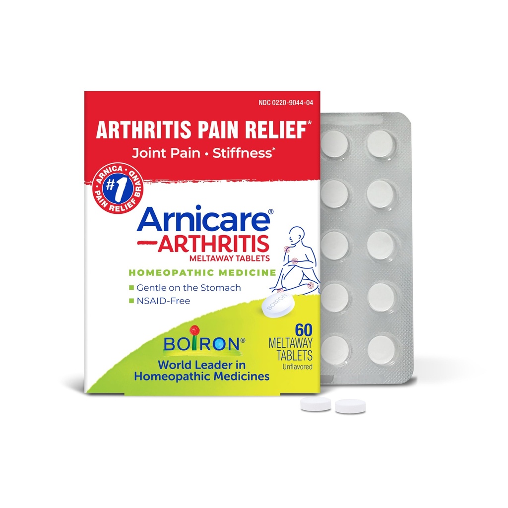 Boiron Arnicare Artritis Tablets for Arthritis Dolor Alivio, Soreness Conjunto y Dolor Reumativo - 60 Cuenta