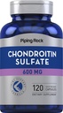 Piping Rock Chondroitin Sulfate Capsules TEN 600mg TEN 120 Píldoras Silencio No-GMO, Gluten Suplemento Gratis