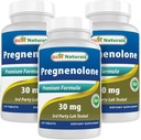 Mejores Naturales Pregnenolona 30 mg 120 Tabletas (120 Conteo (Pack of 3))
