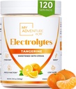 Cero Azúcar - Electrolitos de Tangerina Polvo - Hidratación Refrescante - Caffeine Free Energy with All Natural Ingredients - Vegan Keto & Paleo - Electrolitos sin azúcar Hydration Drink Mix - 120 Servings
