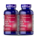 Puritan's Pride Doctors Trust® Red Yeast Rice 600mg, Suplemento dietético, 240 cápsulas de liberación rápida, 2 Pack