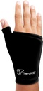TheraICE Wrist Ice Pack Wrap Thumb Brace for either Hand for Hot ' Cold Therapy - Reusable Soft Gel Glove for Injuries, Carpal Tunnel, Artritis, De Quervain's Tenosynovitis - Fits Most Hombre - L/XL