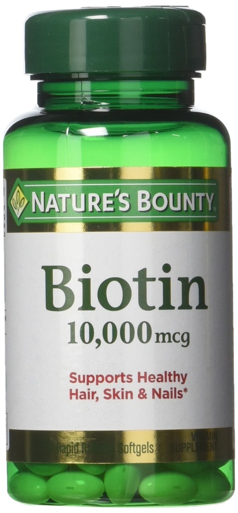 Bounty Biotin 10.000 mcg, Rapid Release Softgels 120 Cada uno