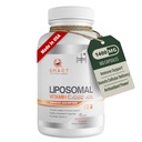 Vitamina Liposomal C 1400mg- 180 cápsulas veganos- China Ingredientes libres, alta absorción soluble grasa VIT C- soporta sistema inmunológico saludable &amp; colagen Booster- potente suplemento de soporte antioxidante