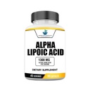 American Standard Supplements Alpha Lipoic Acid 1300mg Por Serving - Vegan, Gluten Free, Non-GMO, 90 Capsules, 45 Servimientos