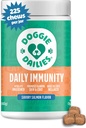 Doggie Dailies Omega 3, Salmón Aceite " Nutrientes para la piel, la carne " Alergía (Salmón, 225 cerdas blandas)