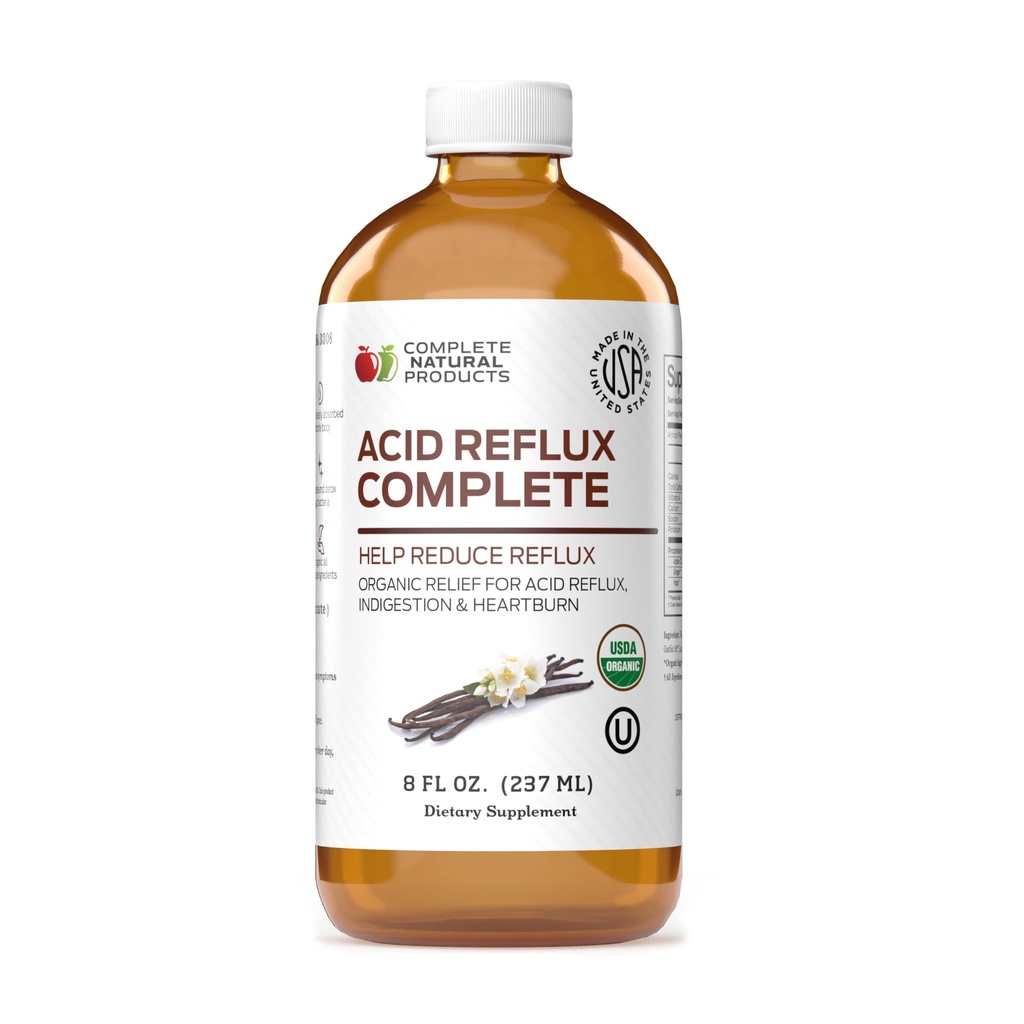 Reflujo ácido completo 8oz - Natural Orgánica de acidez líquida, GERD, &amp; Amish Reflux Relief Remedy &amp; Medicine