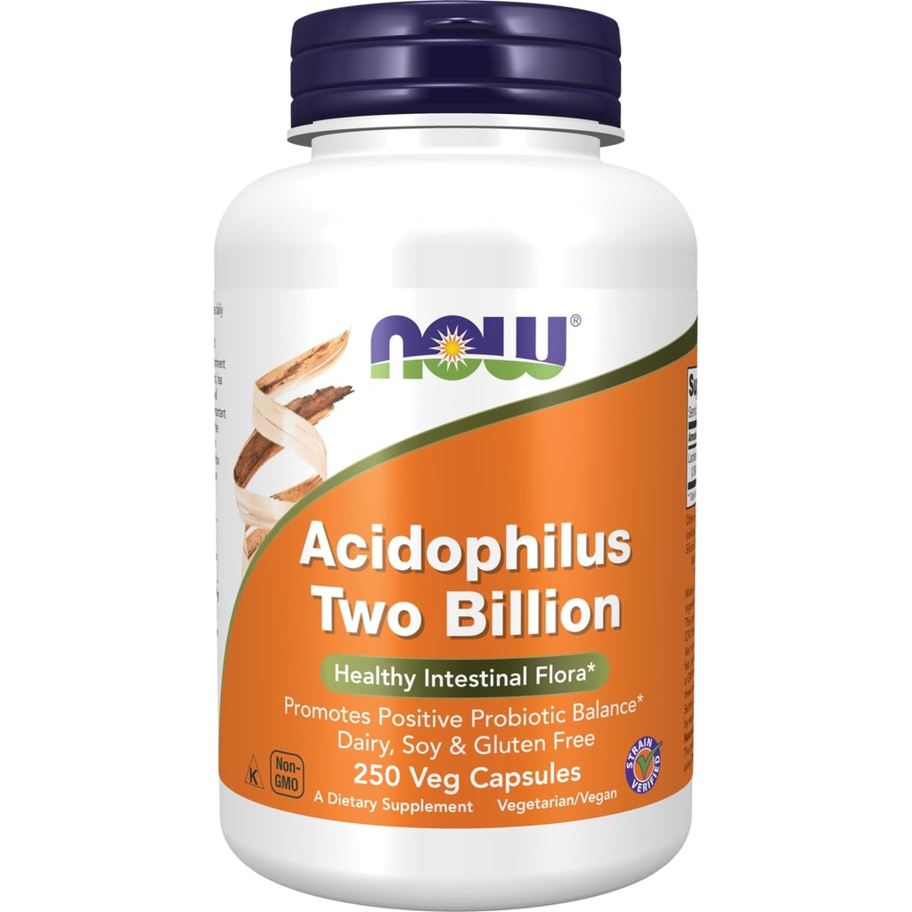 Ahora Alimentos Acidophilus 2 Billones 250 Caps