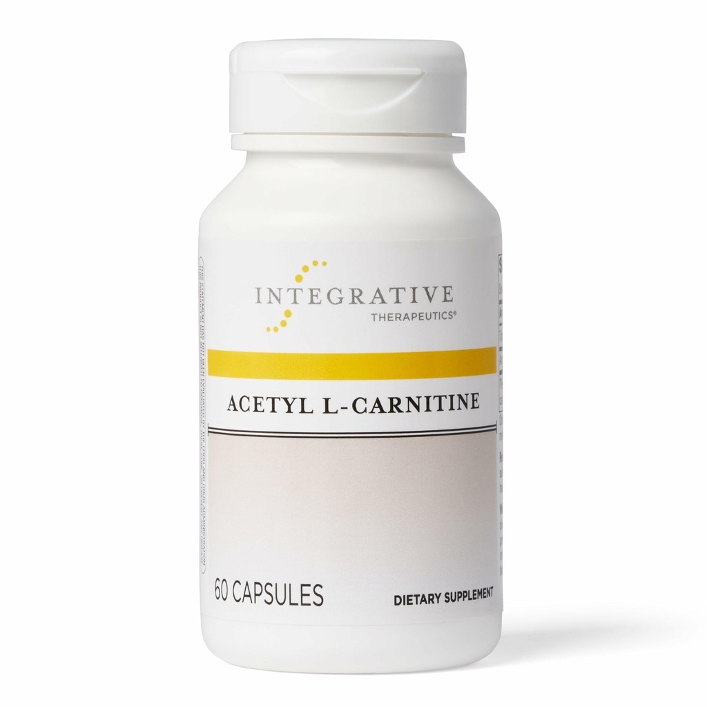 Integrative Therapeutics Acetyl L-Carnitine - Supports Cellular Energy Productionfor Active Lifestyles* - Supports Nerve Cell Function* - Vegan & Gluten-Free - 60 Capsules