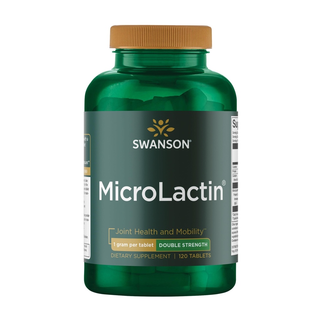 Swanson Microlactina Doble Fuerza 1000 Milligrams 120 Tabs