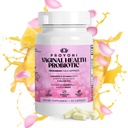 Probióticos vaginales para mujeres, suplemento de salud vaginal - 6 millones CFU Probiótico para pH Balance, promover olor vaginal saludable y flor vaginal, 60 Cuenta (Pack of 1)