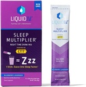 Liquid I.V.® Hydration Multiplier® +Sleep - Blueberry Lavender - Electrolyte Powder Drink Mix Packets ← Conveniente Single-Serving Sticks ← Non-GMO ← 10 Servings (Pack of 1)