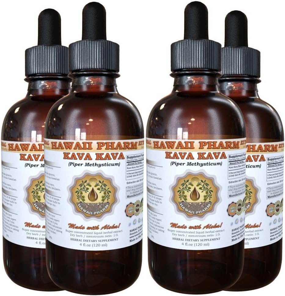 Kava Kava Extracto líquido 4x4 oz