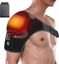 Batería de hombro inalámbrico con batería,Alambrado de hombro calentado con 3 modos de calefacción para hombro derecho izquierdo,Portable