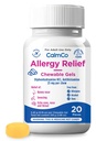 CalmCo Adult Allergy Relief Gummy Bites with Diphenhydramine - Antihistamina Chewable para Sneezing, Runny Nose & Itchy Eyes, Nighttime Allergy Medicine for Ages 12+, Fantasy Fruit Flavor, 20 Conde