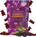Mar Moss Gummies para adultos & niños - Magnesio, Burdock Root & Bladderwrack – Apoya Immune, Boost Energy, Skin & Hair Health, Detox – Made in USA - 60 Gummies Vegan