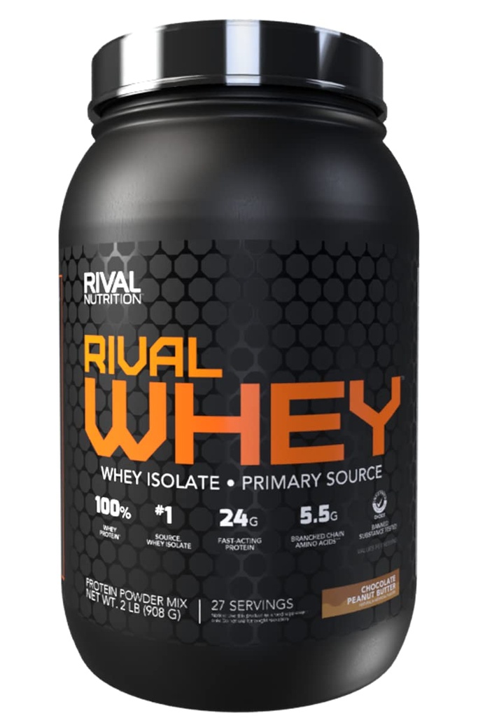 Rival Whey chocolate mantequilla de maní 2 libras
