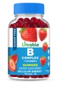 Lifeable Sugar Free Vitamina B Complejo Gummies ← B-Complex with Vitamin C TEN Gran Tasting VIT B Complejo Vitaminas ← Energía y Nerve Soporte TEN B Vitaminas Complejo para Mujeres, Hombres, Adultos TEN 90 Gummies