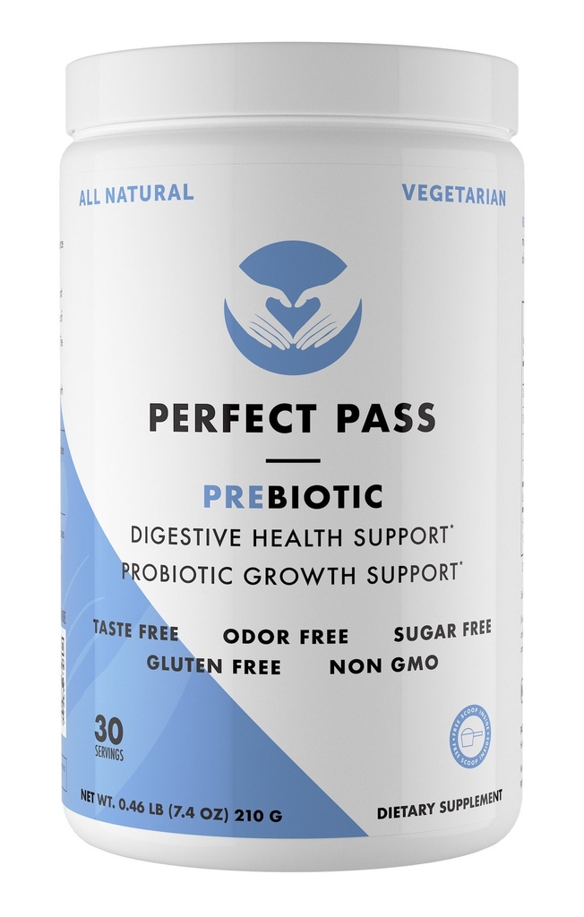 PASS PHG Prebiótico PHG parcialmente hidrolizado Guar Gum 210g Polvo - 100% natural Gluten libre no GMO - Certified Kosher Vegetarian Sugar Gratis