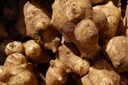 Tuberas artesanales de Jerusalén Sunroot Sunchoke Natural Orgánica Tuberas Produce 1 lb