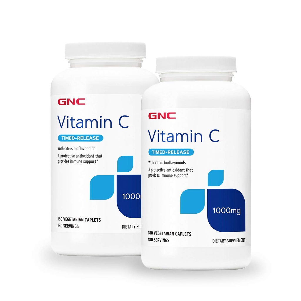 GNC Vitamina C Timed-Release 1000 mg - Twin Pack