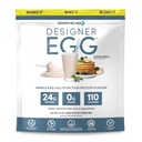 Designer Wellness, Designer Egg, Natural Egg Yolk &amp; Egg White Protein Powder, Keto y Paleo Friendly, Low Calorie, Less Fat and Cholesterol, Classic Vanilla, 12.4 Ounce
