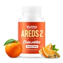 AREDS 2 Vitaminas de ojos libres de azúcar - Alternativa a Gummies de Lutein para los ojos - Lutein para la salud de los ojos - Premium Vitaminas de los ojos libres de azúcar - Suplementos de atención de los ojos para adultos (Tablas químicas)