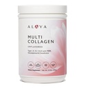 Alaya Multi Collagen Powder - Tipo I, II, III, V, X Hidrolyzed Collagen Peptides Protein Powder Suplemento con MSM + GC (Unflavored) (40 Servings)
