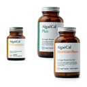 ALGAECAL Bone Health Bundle - D3 Complete (1000 IU) + K2, Vitamina E, Vitamina A " Calcium basado en plantas Apoyo clínico para aumentar la densidad de huesos