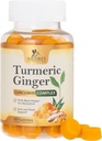 Turmérico Curcumin Suplemento Gummies - 95% Curcuminoides con Turmeric " Ginger, Black Pepper para la mejor absorción, la naturaleza Vegan Joint Support, Non-GMO, Gluten Free, Tasty Peach Flavor - 60 Gummies