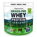 Opportuniteas Grass Fed Whey Isolate Protein Powder - Unflavored 28g Protein Powder Sin Sweeteners artificiales, Vacas sin hormonas, No GMO - 2.5lb