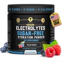 HRDWRK Electrolytes Polvo con Magnesio, Potasio - Electrolitos Libres de Azúcar Resistencia y reducir la fatiga con este suplemento de electrolitos - Hidratación Máxima - Keto Friendly