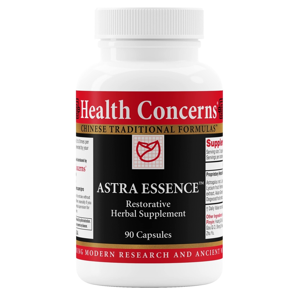 Preocupaciones de salud Astra Essence – Suplemento de Apoyo Tonico Herbal – Medicina Tradicional China para la Vitalidad, Memoria, Mareos, Vertigo, Recuperación &amp; Apoyo Inmunitario – 90 cápsulas