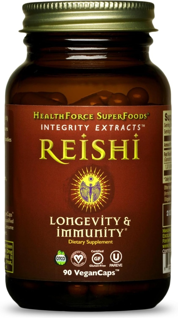SaludForce SuperFoods Integrity Extractos Reishi – Capsules - 90 cápsulas Vegan