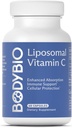 BodyBio Liposomal Vitamina C - Potente antioxidante para el soporte inmunitario y la salud celular, ácido ascórbico puro con absorción máxima
