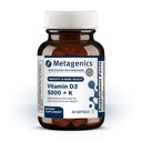 Metagenics Vitamin D3 and Vitamin K2 5,000 IU with MK-7- Vitamin D3 with K2 for Immune Support, Bone & Heart Health-Non-GMO, Gluten-Free-60 Softgels