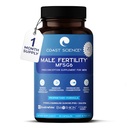 Suplementos de fertilidad masculina MFSg6 - CoQ10, Ashwaganda, PQQ - Sperm Health Count and Semen Booster Fertility Supplement for Men - Incluye vitaminas prenatales y PQ - 90 cápsulas
