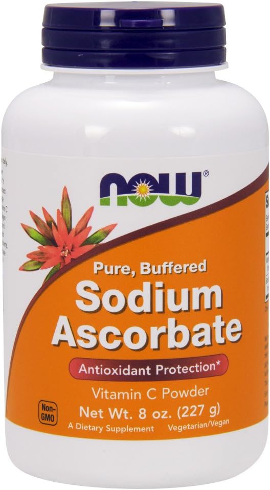 Ahora Suplementos, Sodium Ascorbate Powder, 8-Ounce (Pack of 2)