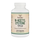 NAC Suplemento N-Acetyl Cysteine (1,000mg Por Serving 500mg Por Cap, 210 Capsules) (Tercera Parte Probada) con tecnología Odor Masking para Boost Glutathione Levels by Double Wood