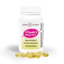 GeriCare High-Potency Vitamin E Capsules – 400 UI para Skin &amp; Immune Support, 180mg  100 Contador de vitamina E orgánica para mujeres y hombres