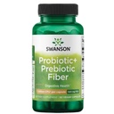 Swanson Prebiótico + Fibra Probiótica - Suplemento Natural Promoviendo el Sistema Digestivo &amp; Immune Health Support - Ayudas Regularidad & GI Tract Health - (60 cápsulas, 500 millones de UC cada uno)
