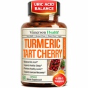 Suplemento de la Curcumina Turmérica con 10:1 Extracto de la Cereza Tart " Celery Seed Extract - Natural Uric Acid Balance, Joint Health & Sleep Aid - Curcumin Turmérico con Pepper Negro.