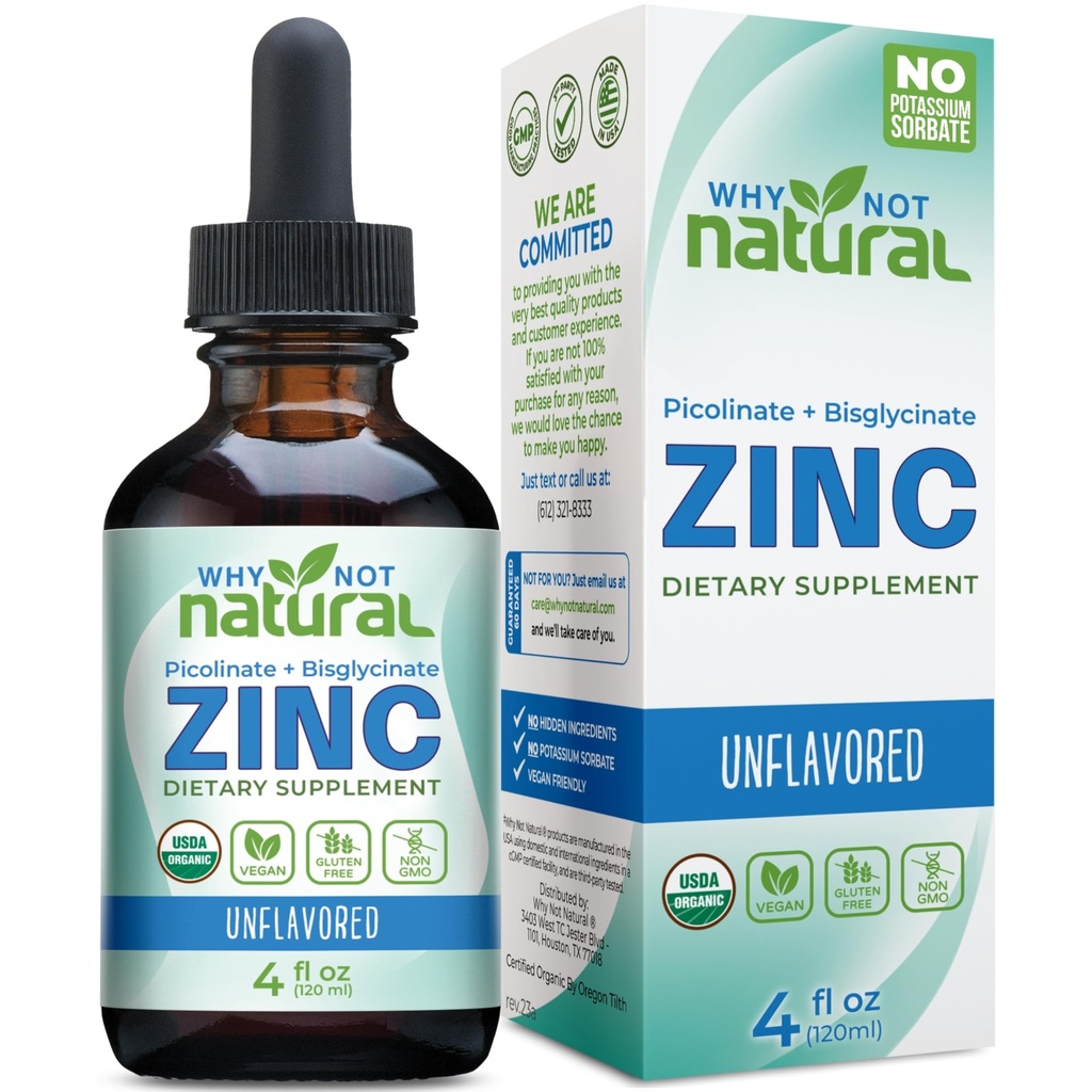 Suplemento de cejas líquidas orgánicas con picolinato y bisglycinate, Vegan