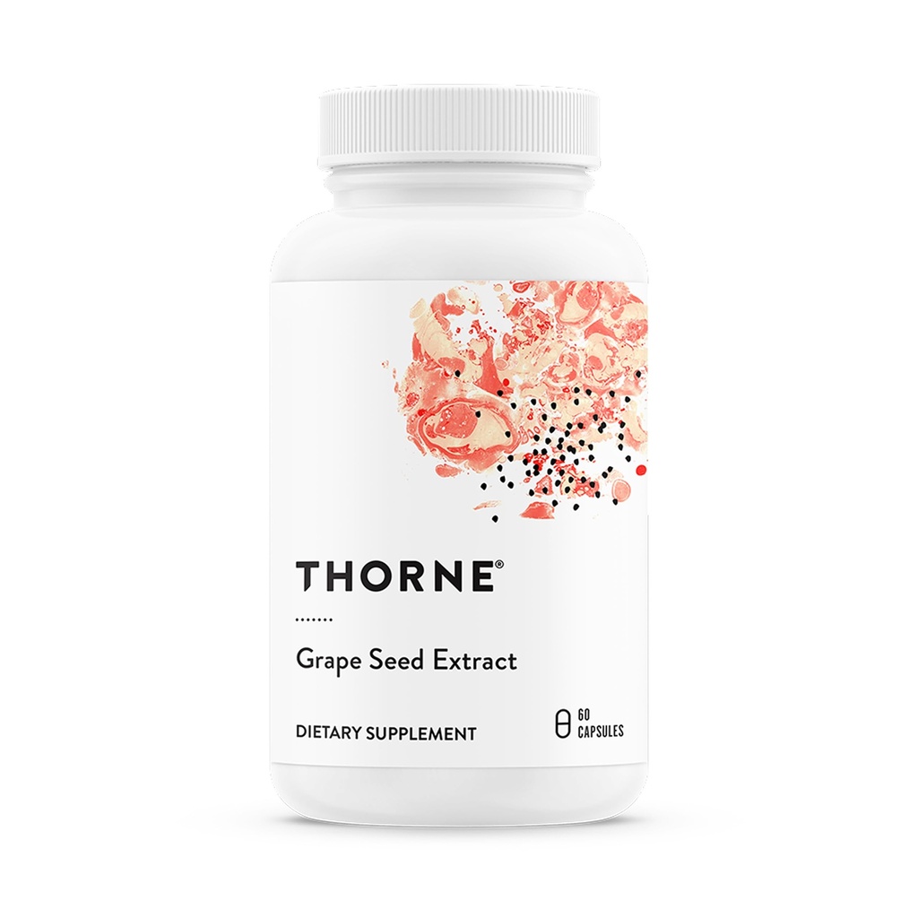 THORNE - Grape Seed Extract (Formerly O.P.C.-100) - Grape Seed Phytosome for Antioxidant Support* - 60 cápsulas