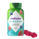 Vitafusion Gorgeous Hair, Skin & Nails Multivitamin Gummy Vitaminas, más Biotina y Antioxidante vitaminas C PulE, Raspberry Flavor, 135ct (45 días de suministro), de América Número Uno Gummy Vitamina Brand