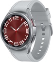 SAMSUNG Galaxy Watch 6 Classic 43mm Bluetooth Smartwatch, Rotating Bezel, Fitness Tracker, Zonas de Recursos Humanos Personalizadas, Advanced Sleep Coaching, Heart Monitor, BIA Sensor, Health Insights, US Version Silver