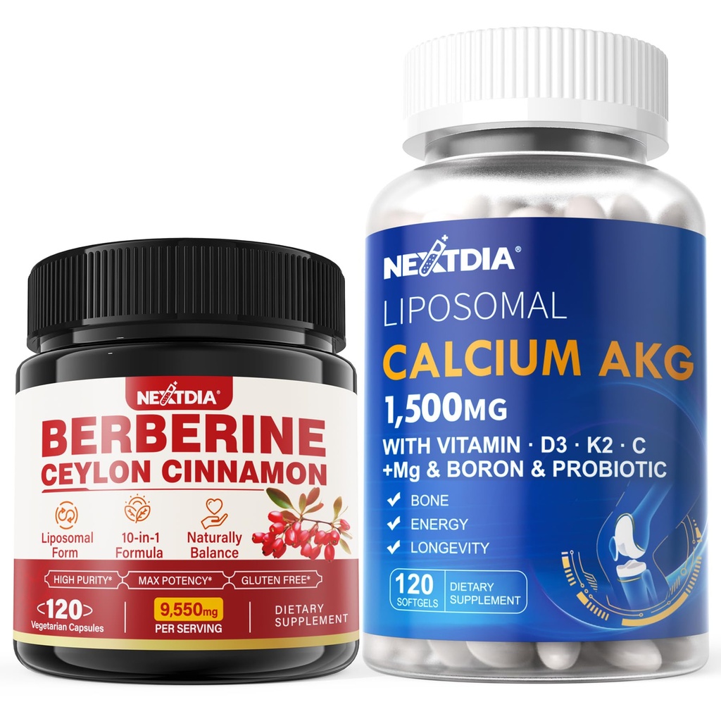Suplemento bereberina 1500mg + calcio litomal AKG Suplemento 1500mg