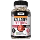 Kaya Naturals Péptidos Multi Collagen Powder Complejo para Mujeres y Hombres, Tipos I, II, III, V & X TENIDO 60 Conteo Capsules