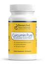 Curcumina de Nutrición Investigadora Pura - Resumen de Curcumina Clínica, 46x Más Absorbable que Extracto Turmérico Tradicional (60 cápsulas de Turmérica Vegana)