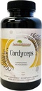 Aloha Medicinals Cordyceps puros, Suplemento de setas orgánicas certificados, apoya la inmunidad y la energía, paquete de 1, 90 cápsulas